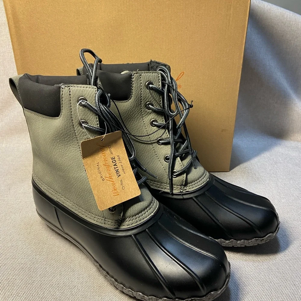 Weatherproof Vintage Men's Adam Duck Boots Shoes Size 8M brand new